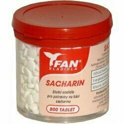 Fan sladidla  Fan sladidlo Sacharin 50g/800 tablet porovnat ceny