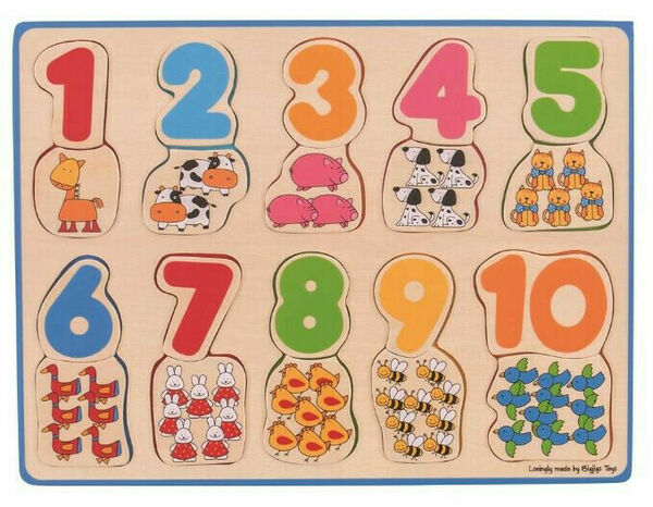 Bigjigs Toys Počítací puzzle 2 porovnat ceny