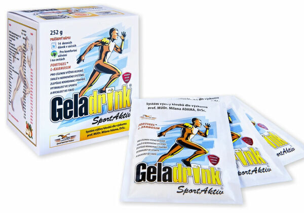 Geladrink SportAktiv Práškový nápoj v sáčcích 252g porovnat ceny