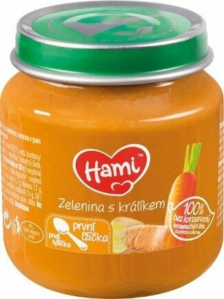 Hami příkrm Zelenina s králíkem první lžička 125g porovnat ceny