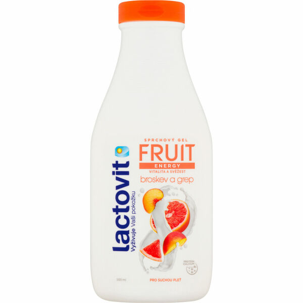 Lactovit Fruit Energy broskev a grep sprchový gel 500ml porovnat ceny