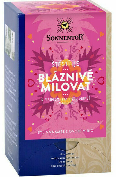 Sonnentor  Bio Štěstí je bláznivě milovat 18x2g porovnat ceny