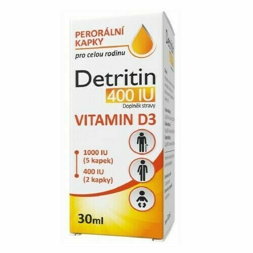 Detritin 400 IU Vitamin D3 kapky 30ml porovnat ceny