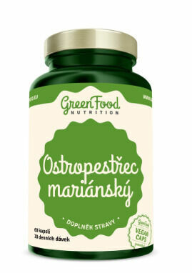 GreenFood Nutrition Ostropestřec mariánský 60cps porovnat ceny