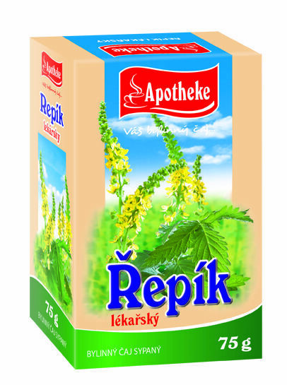 Apotheke Řepík lékařský - nať sypaný čaj 75g porovnat ceny