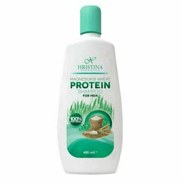 HRISTINA Přírodní šampon s hořčíkem a pšeničným proteinem pro muže 400 ml porovnat ceny
