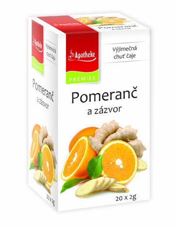 Apotheke Pomeranč a zázvor čaj 20x2g porovnat ceny