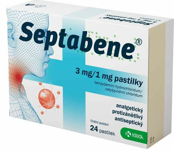 Septabene® 3mg/1mg pastilky 24ks porovnat ceny