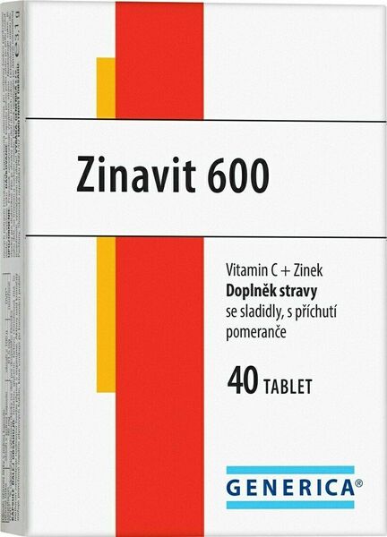 Generica Zinavit 600 40 tablet porovnat ceny