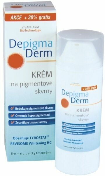 VivaPharm  DepigmaDerm krém proti pigmentovým skvrnám 50ml porovnat ceny