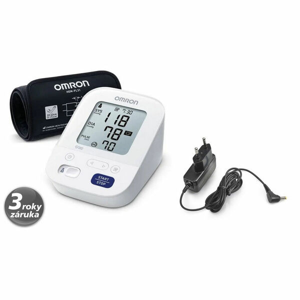 OMRON M3 Comfort tonometr 2020 + adaptér porovnat ceny