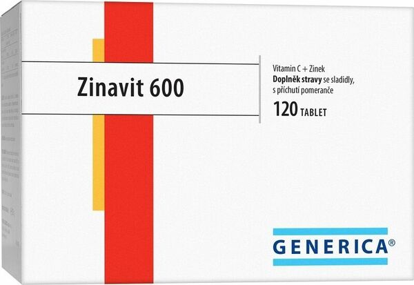 Generica Zinavit 600 120 tablet porovnat ceny