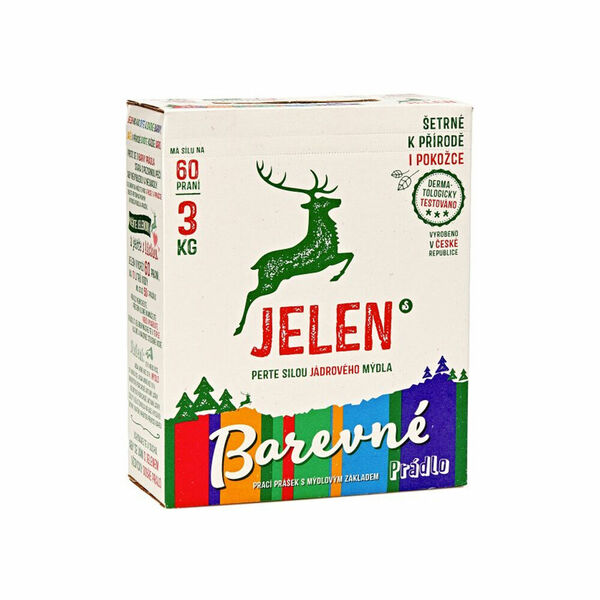 Jelen Color prací prášek, 60 dávek 3kg porovnat ceny