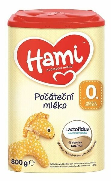 Hami počáteční mléko od narození 800g porovnat ceny