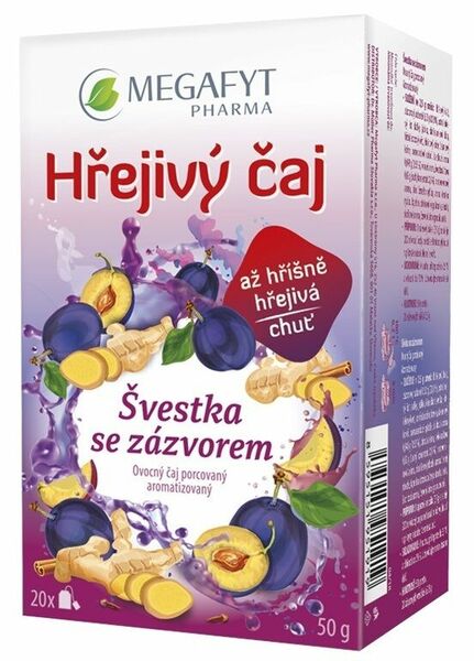 Megafyt Švestka se zázvorem 20x2.5g porovnat ceny