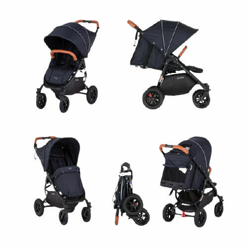 Valco Baby Kočárek sportovní Snap 4 Sport Flat Matte LTD Edition Deep Blue s prvky z ekokůže Caram porovnat ceny
