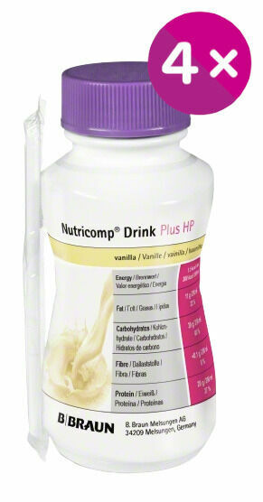 B.Braun Nutricomp Drink Plus HP Vanilka perorální roztok 4x200ml porovnat ceny
