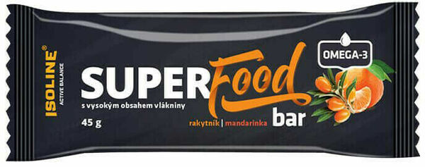 Isoline SUPERFOODS BAR rakytník a mandarinka 45g porovnat ceny