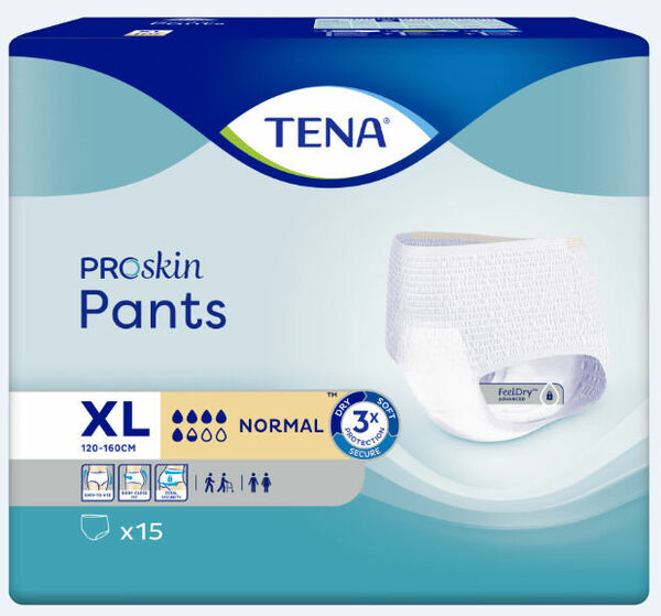 Inkontinenční kalhotky TENA Pants Normal XL 15ks porovnat ceny