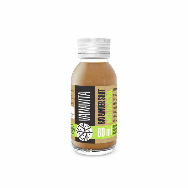 VanaVita Bio zázvorový shot s matcha čajem 60ml porovnat ceny