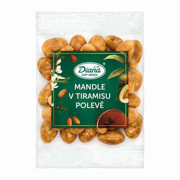 Diana Company Mandle v tiramisu polevě 100g porovnat ceny