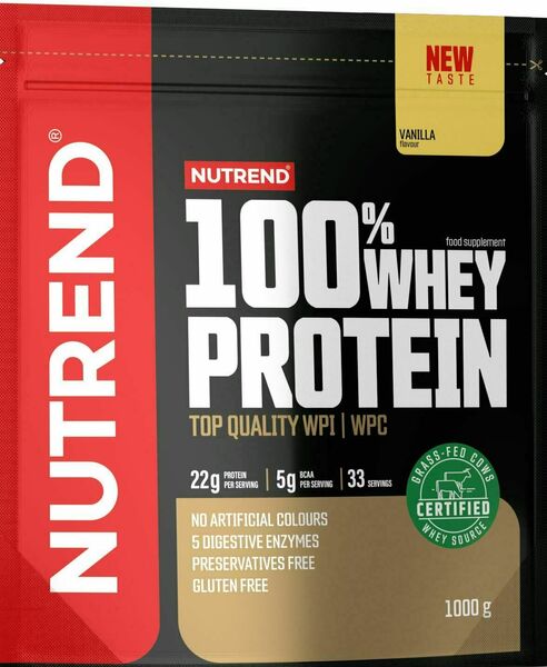 Nutrend 100% Whey Protein vanilka 1000g porovnat ceny
