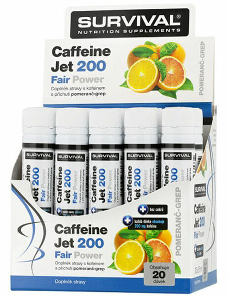 Survival Nutrition Caffeine Jet 200 Fair Power 20x25ml porovnat ceny