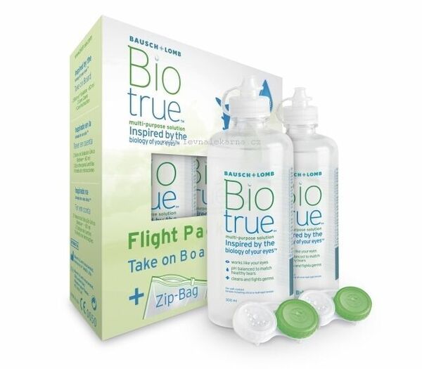 Biotrue Flight Pack 2x60ml +2 pouzdra +sáček porovnat ceny
