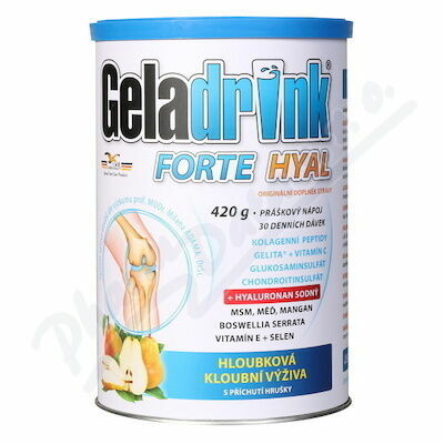 Geladrink Forte Hyal práškový nápoj hruška 420g porovnat ceny