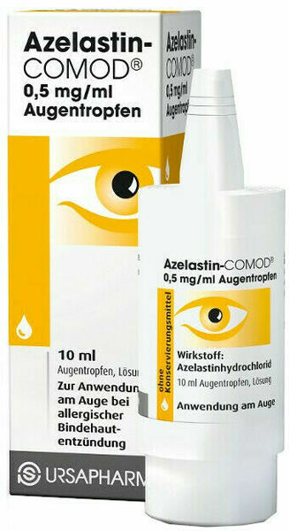Siccaprotect  Azelastin Comod 0.5mg/ml oční kapky, roztok 10ml/5mg porovnat ceny