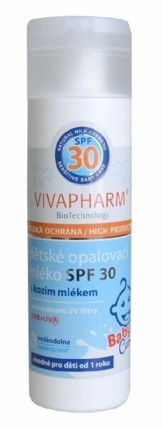 VIVAPHARM Ochranné opalovací mléko KIDS OF30 200ml porovnat ceny