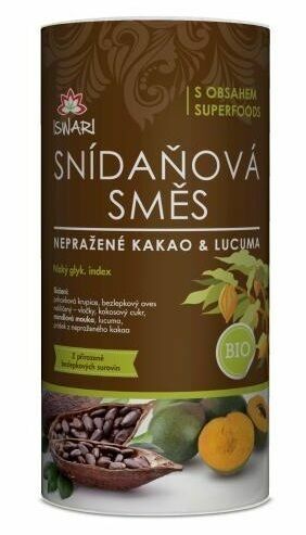 Iswari  BIO Snídaňová směs kakao-lucuma 800g porovnat ceny