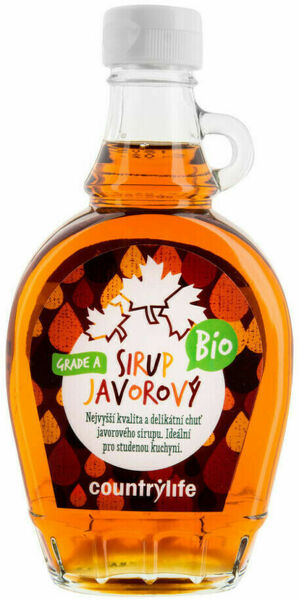 Country Life Sirup javorový Grade A BIO 250ml porovnat ceny