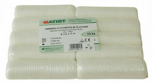 Batist Obin. hydrofil.pletené nester.8cmx5m/10ks porovnat ceny