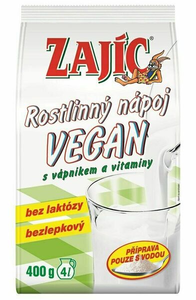 Rostlinný nápoj Zajíc Vegan 400g sáček porovnat ceny