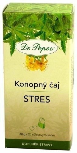 Dr.Popov Čaj konopný Stres 20x1.5g porovnat ceny