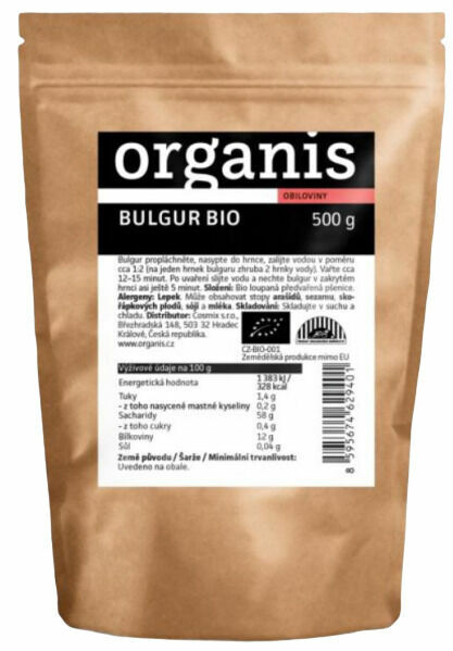 Organis Bulgur BIO 500g porovnat ceny