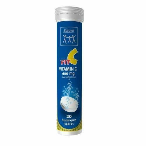 Zdrovit Vitamin C 1000mg 20 šumivých tbl.citronové porovnat ceny