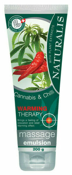 Naturalis masážní emulze Cannabis a Chilli 200ml porovnat ceny