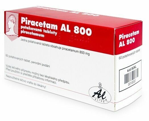 Piracetam AL 800 tablety potažené 60x800mg porovnat ceny