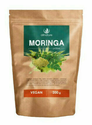 Allnature Moringa prášek raw 200g porovnat ceny