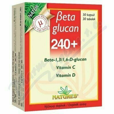 Natures Beta Glucan  Beta Glucan 240+ 30 tobolek porovnat ceny