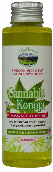 Herb Extract Masážní tělový olej – Konopí 100ml porovnat ceny