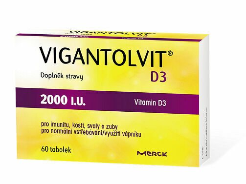 VIGANTOLVIT D3 2000 I.U., 60 tobolek porovnat ceny