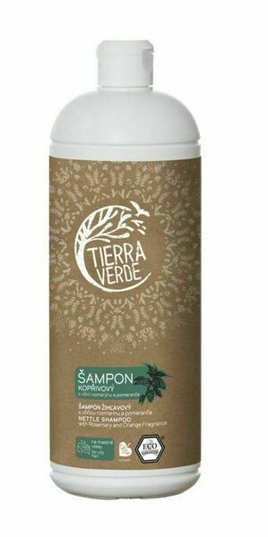 Tierra Verde Šampon kopřivový s vůní rozmarýnu a pomeranče 1 l porovnat ceny