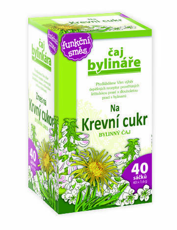 Čaje Pavla Váni  Čaj Bylináře na krevní cukr 40x 1,6g porovnat ceny