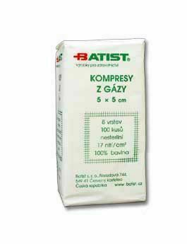 Gáza kompr.nester.5x5/100ks Batist porovnat ceny