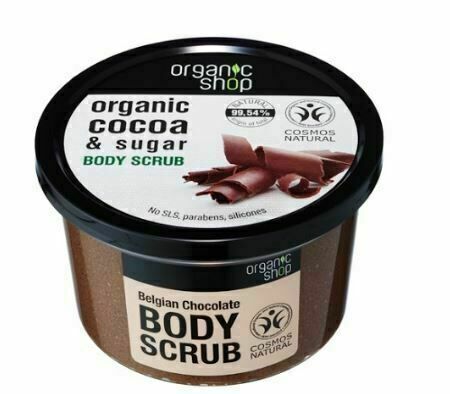 Organic Shop Tělový peeling Belgická čokoláda 250ml porovnat ceny