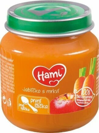 Hami přesnídávka Jablíčko s mrkví první lžička 125g porovnat ceny