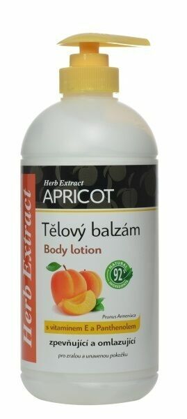 Herb Extract  Herv Extract Tělový balzám Meruňka s vitamínem E a panthenolem 500ml porovnat ceny